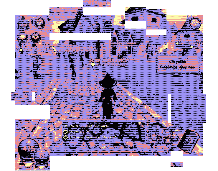 pink and yellow screenshot of wizard101